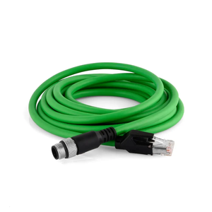 High Quality TL-LINK 3M M12 A/D X to RJ45 Industrial Ethernet Cable Assembly for Industrial Camera with PVC Insulation Jacket