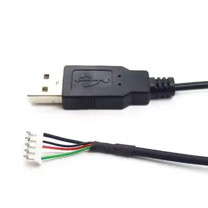 12V DC Power Cable Adapter 5.5*2.1mm Male Jack 5521 USB Extension Pure Copper Conductor PVC Electronic Use 1 Meter IP20