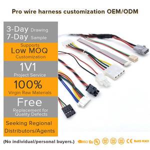 Industrial Pressure Force Sensor Wiring Harness Nylon Resistant Cables for Computer Motorcycle Robot Grippers Machinery