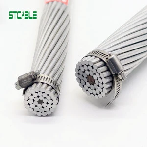 ACSR Rabbit Dog Wolf Moose Zebra Drake Panther Bare Conductor Price Aluminium Overhead Conductor With Steel Reinforced