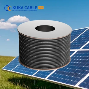 High Quality Copper Solar Cable 6mm DC1500V for Solar Panel and Construction Systems with Low Smoke Zero Halogen Insulation