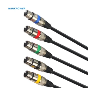 OEM XLR 3Pin Male to Female Connection DMX512 Stage Cable Wires Stage DJ LED