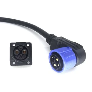 Servo Motor Connector M23 6 7 9 12 17 Pole Straight Female Male Cable Plug M23 Singal Connector