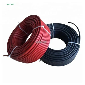 6mm pv solar cable PV Solar photovoltaic Cable 2.5mm 4mm 6mm 4mm2 6mm2 PV wire cable For Solar Power System