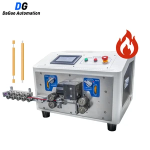 Fully Electrical Touch Screen Cable Stripping Machine Automatic Cable Wire Cutting Stripping Machine