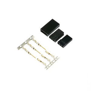 Wholesale JR/Futaba 3Pin Futaba J Servo Connector Bevel RC Servo Connectors Gold-plated Terminals for RC Toy Hobby Servo