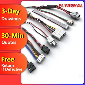 Custom FFC Cable Wire Harness Manufacturer Flat Ribbon Connector Electronic Wiring Harnesses Cable Assembly For Car Trailer