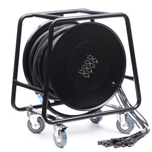 Exact Cables Professional 20/24/32CH XLR Microphones Audio Link Stage Box with Wheel 30M to 50M for OEM