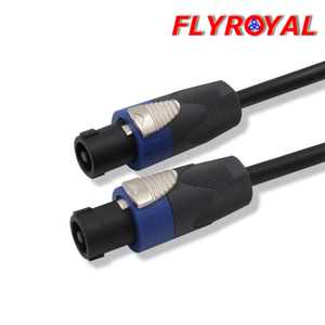 Custom 4 Pole Male XLR Connector Speaker Cable Assembly Professional Audio Video Adapter Wire Harness for Stage Sound