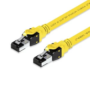 Linkwylan 40G Cat8 Patch Cord 24AWG SFTP Cable with PCB Type RJ45 for Data Center Server Switch Communication Cables