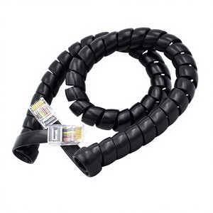 Spiral Cable 8 Core RJ45 8P8C Coiled Cable