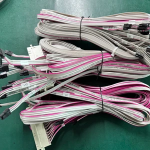 Factory OEM Idc Single Row Connector 2.54mm Pitch 12Pin Flat Ribbon Plug Servo Extension Cable Single Row Connector
