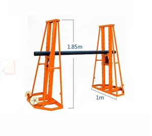 Steel Frame Telecommunication Cable Pay-off Reel 1000-5000Kn Rated Load 15 Tons Lift Capacity Cable Release Function Cable Drum