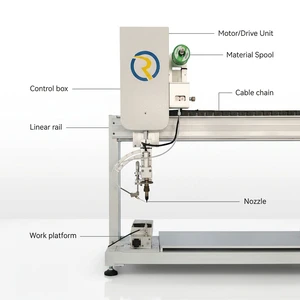 Solder Iron Robot XYZ Rotation Axis Automatic PCB/USB/Data Cable Soldering Machine 220V High Output Motor Engine Gear
