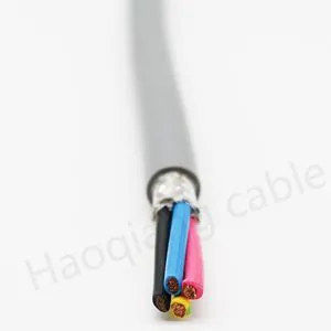 Drag Chain Ultra Flexible Multi Core Pur Servo Power Cable for Servo Motors