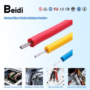 BEIDI Tinned Copper Silicone Rubber Cable UL3135 Flexible Lead Wire For Home Appliance And Battery Connection CE Certified