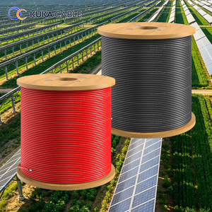High Quality TUV&UL Approved EN50618 H1Z2Z2-K Solar Cable Factory Direct Tinned Copper XLPO 1.5kV UV Resistant