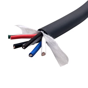 Free Sample 2 3 4 5 Core Pvc Flexible Royal Cord Power Cable