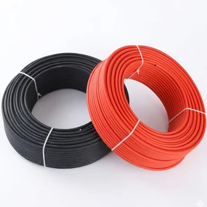 High Quality 1000V DC Solar Power Cable 10 AWG 4mm 6mm Photovoltaic Cable