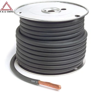 100M Black Orange 25mm2 170 a Amps Flexible PVC Car Battery Welding Cable