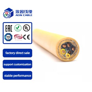 Hydrolysis Alkalines and Oil Resistant Flexible PUR-HF Reeling Cable