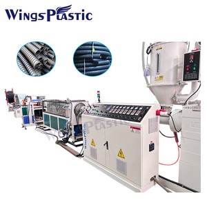 HDPE Polyethylene Spiral Corrugated Pipe COD Multi-channel Optical Cable Bundle Pipe Prestressed Pipe Extrusion Production Line