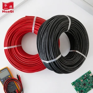 H1Z2Z2-K Solar Pv Power Cable 6mm2 Aluminum Alloy High Protection Solar Cable PVC Copper