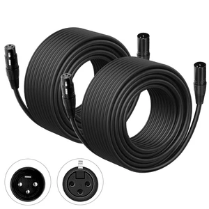 Professional Stage DMX Connection Cable 3 Core 0.3mm² *30.5M Flexible XLR Signal Wire for Events Show