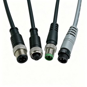 Ethernet Cable M12 Rj45 8P Ip67 Industrial M12 a D X-Coded Network Waterproof High Flexible Industrial Communication Connector