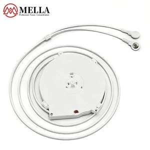 Mella Retractable signal Wire/ Cable Reel 4 Cores Electric Extension Outdoor Retractable Reels for Body Fat Scale/calculator
