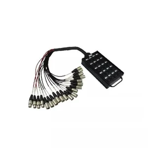 Professional Portable Customized 4 8 12 16 Channels Audio Stage Cable Multicore Snake Cable With Stage Box