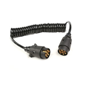 European N Type Trailer Cable 7 Ploe Coil Electrical 7 Core Power Cord Spiral 7 Pin Truck Cable/Spring Electric Cable