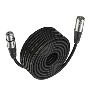 3M 5M 10M XLR Audio Cable for Connecting Microphone, Mixer, External Sound Card, Speaker, Recorder and Other Music Equipment