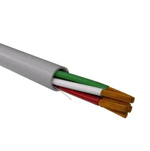 OEM Customizable HI LINK 14AWG Transparent PVC Audio Video Speaker Cable 4 Core Pure Copper Stranded CE Communication Cables