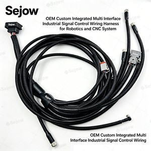OEM Custom Integrated Multi Interface Industrial Signal Control Wiring Harness For Robotics And CNC System
