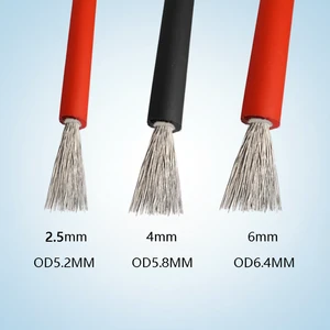 Solar Cable 4 Mm 6mm Eu Stock 10 Awg Mm² (h1z2z2-k) Battery Dc Verified Manufacturer Tuv Pv 4mm2 Twin Pure Solar Cable