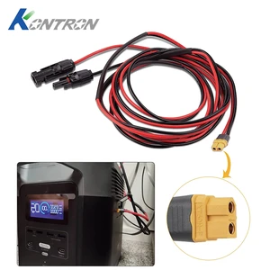 Premium XT60-F 12AWG IP67 Waterproof Extension Industrial Power Solar Charge Cable 12V Solar Panel Adapter Cable