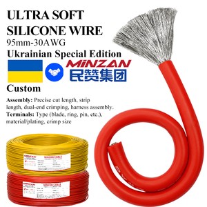 High Temperature Electric Wires Silicone Wire Cable US Standard 2 4 6 8 10 12 14 16 18 20 22 24 26 28AWG