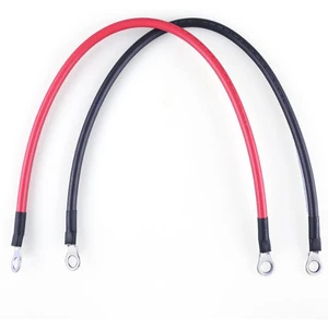 Terminal Connection Battery Cable with Tinned Copper Lug-Heavy Duty Inverter Connection Wire for Car, Solar, Boat, RV