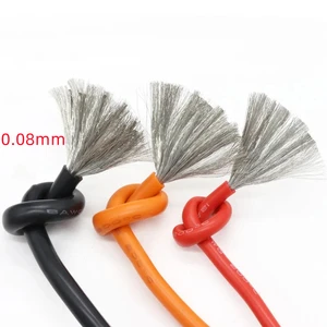 600V 200C High Temperature Cable 20 18 16 15 14 13 12 10 8AWG Ultra Flexible SIA Silicone Wire for Automotive Battery Cables