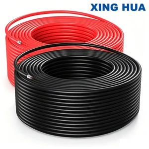 4mm 6mm 10mm Solar PV Power Panel Energy Storage Electric Aluminum Battery Photovoltaic Cable IEC62930 H1z2z2-K DC Power