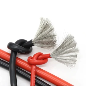 Ultra Flexible High Temperature Silicone Wire 600V -60~200 Tinned Copper Silicone Rubber Insulated Cable for Power Lithium