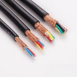 Long Service Life KVVRP 2/3/4/5*1.5mm² Copper-core Braided-screen Control Cable for Building Automation and Lift Control