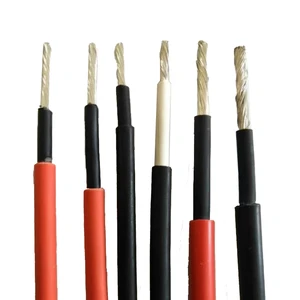 Solar Panel Connecting Cable PV Wire 1*2.5mm² 4mm² 6mm² 10mm² Halogen Free Flexible for Inverter Battery