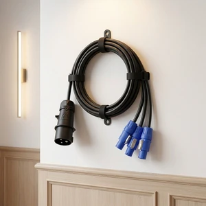 Hot Factory Direct Price Powercon 3*1.5mm2 Wire Power Cable for Event Stage Light 16A Split 3 Extended Audio Power Cable