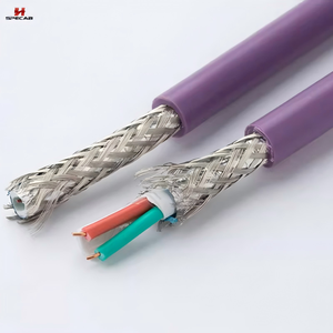 120 Ohm RS485 Cable 2x0.5mm² 20AWG Shielded Twisted Pair STP Industrial Wire for CAN Bus PLC Factory Automation