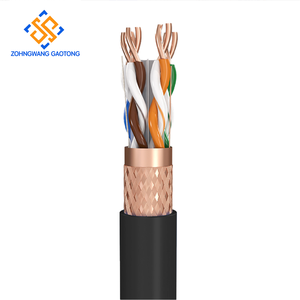 Cat6 SFTP Cable Double Shielded for Industrial Automation High EMI Immunity Cat6 Cable Double Shield for Factory