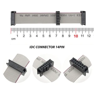 Custom Idc Connector 14Pin for Automotive Wiring Harness PCB Circuit Board Electrical Connection Component