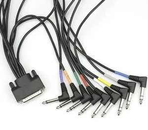 DB25 to 1/4 Inch Drum 6.35 Connector Audio and Video Cable Musical Instrument Cable Product