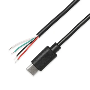 Custom USB Type-C 5A Fast Charging Power Data Cable with Pure Copper Conductor for Computer & Camera